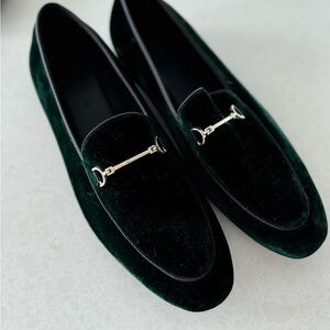 Green Suede Zara Men’s Loafers